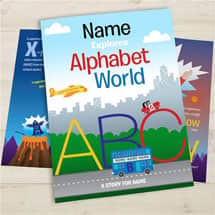 Alternate image Personalized Alphabet World Hardcover Book