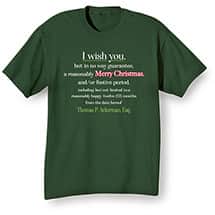 Alternate image Personalized A Very Legal Christmas T-Shirt or Sweatshirt