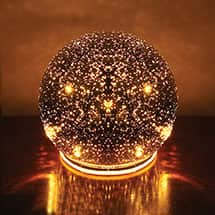 Alternate image Lighted Crystal Ball - Silver