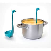 Alternate image Pair of Nessie the Loch Ness Monster Ladles - Standard Ladle and Mama Colander