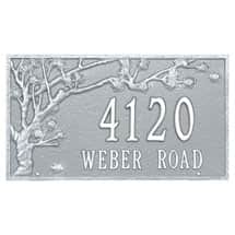Alternate image Personalized 2-Line Cherry Blossoms Address Sign