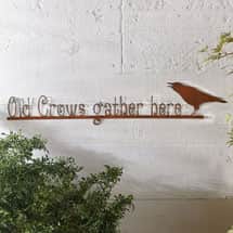 Alternate image Old Crows Gather Here Wall Art