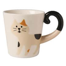Alternate image Cat Tail Mugs - Calico Cat