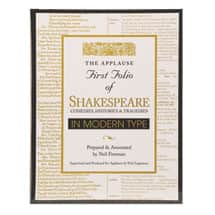 Alternate image The Applause First Folio of Shakespeare in Modern Type