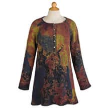 Alternate image Hand-Painted Artistry Sweater Tunic