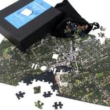 Alternate image Home Sweet Home Wooden Satellite Puzzle - Centered on Your Home Address