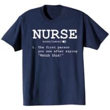 Alternate image Nurse Definition T-Shirt or Sweatshirt