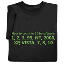 Alternate image How to Count to Ten in Software Shirts