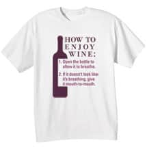 Alternate image How to Enjoy Wine Shirts