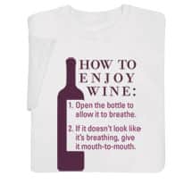Alternate image How to Enjoy Wine Shirts