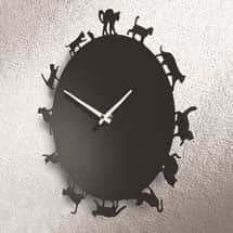 Alternate image Cat Silhouettes Clock