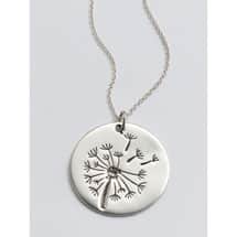 Alternate image Field of Wishes Sterling Silver Pendant Necklace