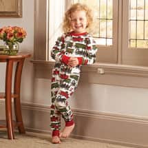 Alternate image Children's Train Caboose Pajamas
