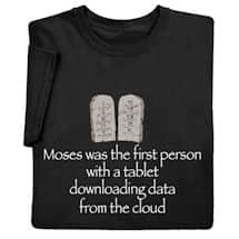 Alternate image Moses and the Tablet T-Shirt or Sweatshirt