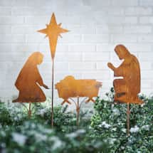 Alternate image Nativity Scene Yard Stakes Set