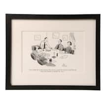 Alternate image Study the Trends Custom Cartoon - Personalized New Yorker Cartoonist Print - Matted