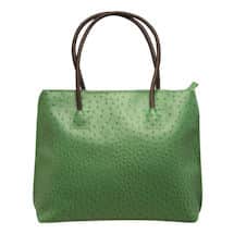Alternate image Faux Leather Ostrich Tote Bag