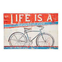 Alternate image Bicycle Ad Outdoor Stretched Canvas