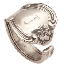 Alternate image Personalized Silver Spoon Ring