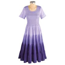 Alternate image Purple Rainbow Ombre Dress