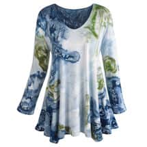 Alternate image Pools Of Blue Knit Tunic Top