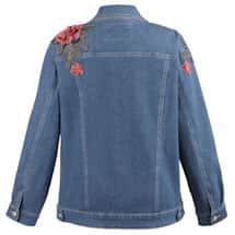 Alternate image Oversize Denim Jacket With Embroidery