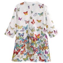 Alternate image Brilliant Butterflies Pin-Tucked Bodice Tunic