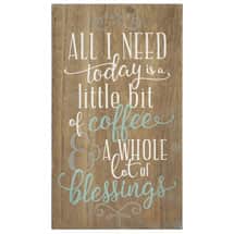 Alternate image Coffee and Blessings Wall Art