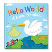 Alternate image Personalized Hello, World! Board Book - Boy