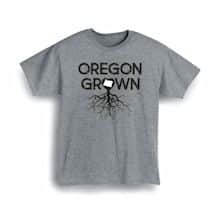 Alternate image "Homegrown" T-Shirt - Choose From Any State - Oregon