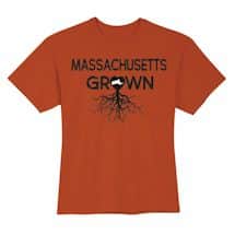 Alternate image "Homegrown" T-Shirt - Choose Your State - Massachusetts