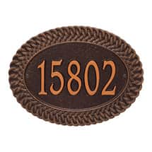 Alternate image Personalized Chartwell Oval Address Plaque
