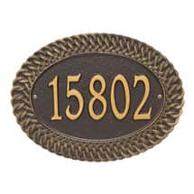 Alternate image Personalized Chartwell Oval Address Plaque