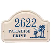 Alternate image Personalized Palm Tree Arch Address Plaque