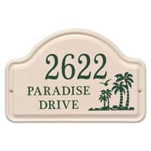 Alternate image Personalized Palm Tree Arch Address Plaque