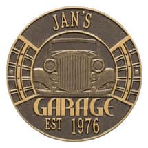 Alternate image Personalized Vintage Garage Wall Plaque
