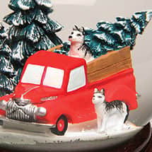 Alternate image Special Delivery Truck Musical Snow Globe