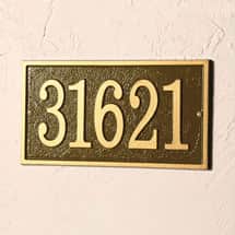 Alternate image Personalized Rectangle House Number Plaque