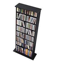 Alternate image Double Multimedia Storage Tower - CDs & DVDs