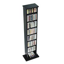 Alternate image Slim Multimedia Storage Tower - CDs & DVDs