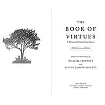Alternate image The Book of Virtues: 30th Anniversary Edition (Hardcover)