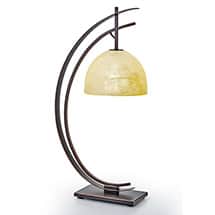 Alternate image Half-Moon Desk Accent Table Lamp