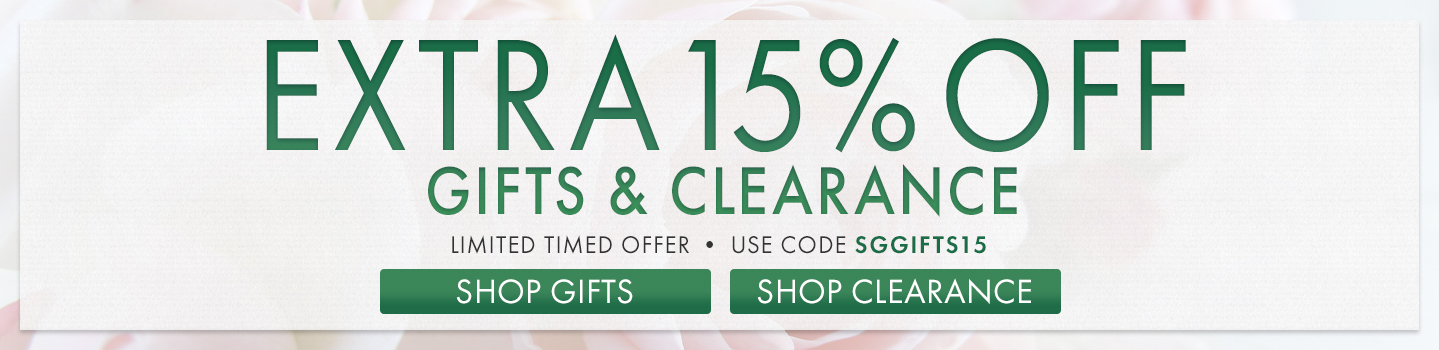 Take 15% Off Gifts Collection & Clearance. Use code: SGGIFTS15. Ends 4/29/24.