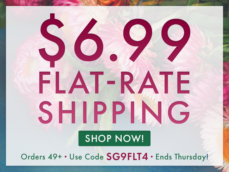 $6.99 Flat Rate Standard U.S. Shipping on orders of $49+. Use code: SG9FLT4. Ends 10/5/23.