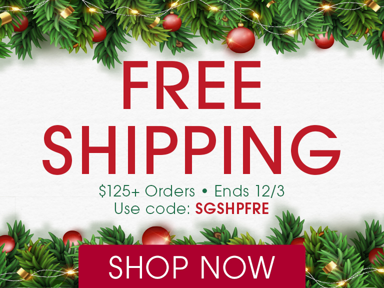 Free U.S. Standard Shipping on orders of $125+ with code SGSHPFRE. Shop New Arrivals!