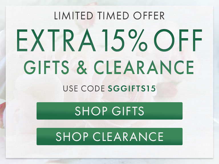 Take 15% Off Gifts Collection & Clearance. Use code: SGGIFTS15. Ends 4/29/24.