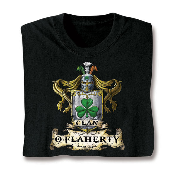 Product image for Personalized 'Your Name' Irish Family Clan T-Shirt or Sweatshirt