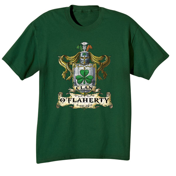 Product image for Personalized 'Your Name' Irish Family Clan T-Shirt or Sweatshirt