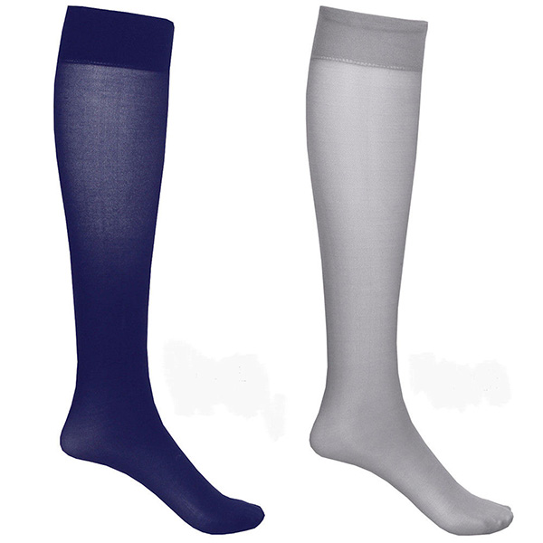 Product image for Celeste Stein® Opaque Closed Toe Wide Calf Mild Compression Trouser Socks - 2 Pack