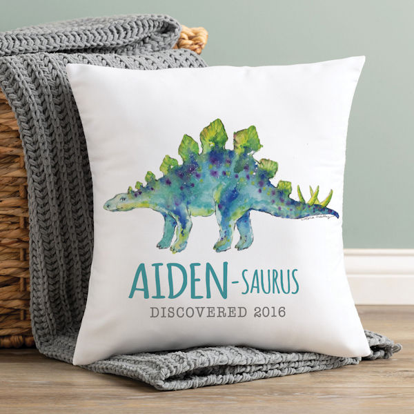Product image for Personalized Stegosaurus Pillow 